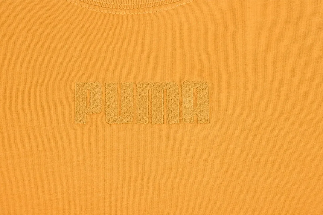 PUMA Heren Sportshirt - Geel - Katoen