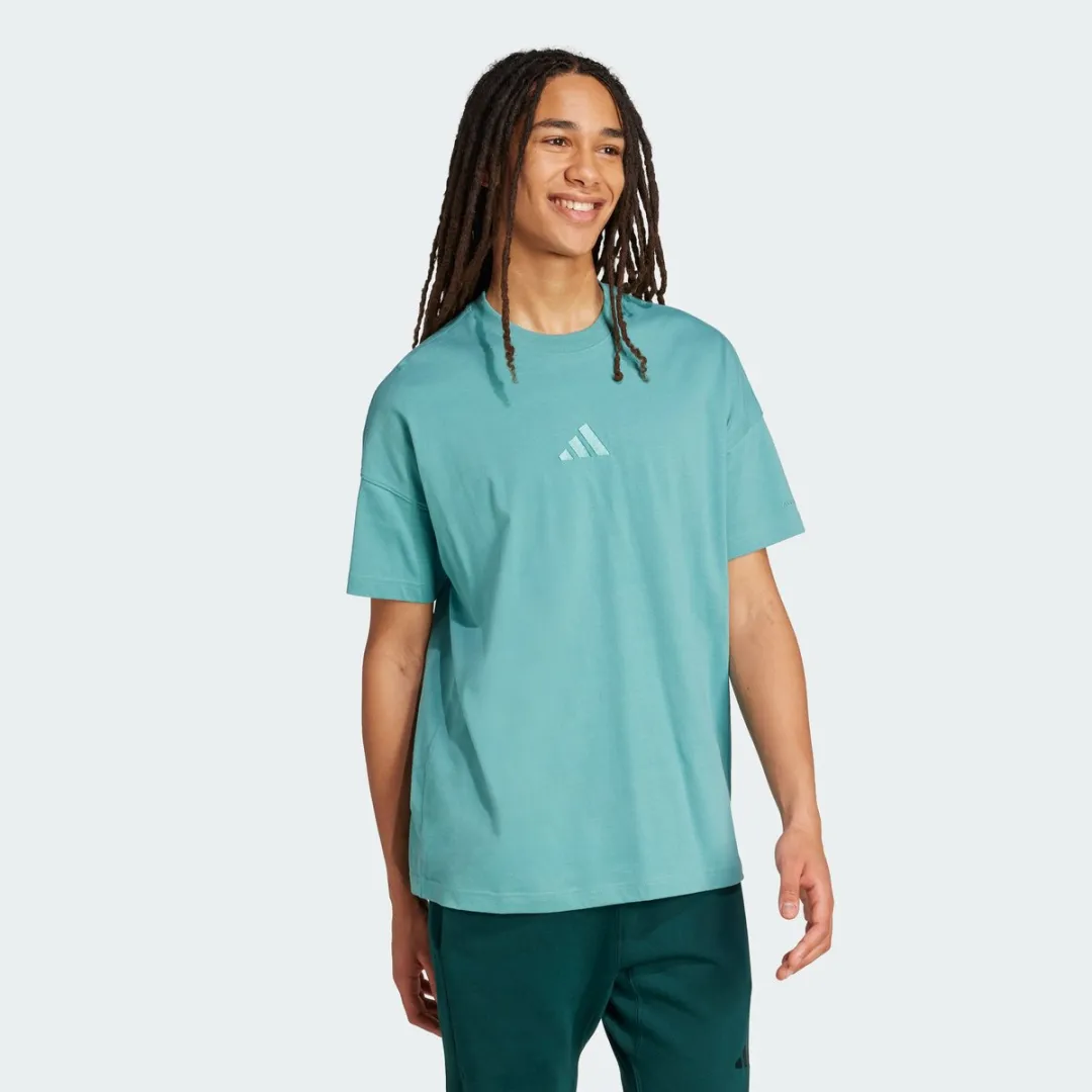 adidas ALL SZN T-shirt JX5085 - Heren XL - Turquoise