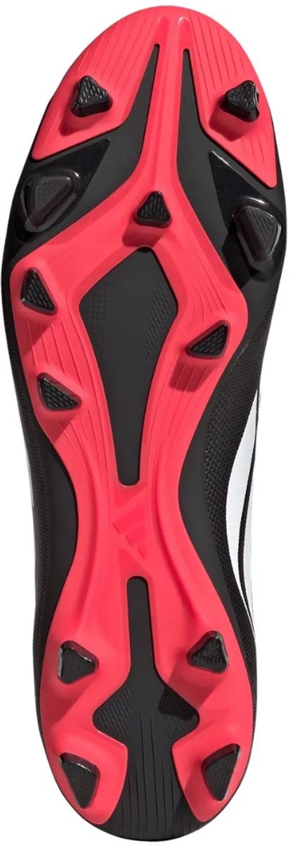 adidas Predator Club FG/MG 2/3 Voetbalschoenen - 42 2/3 - Core Black/Wit/Rood