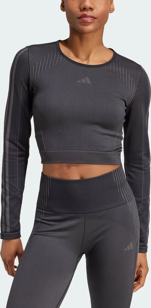 adidas Performance Knit Longsleeve IX6994 - Zwart S