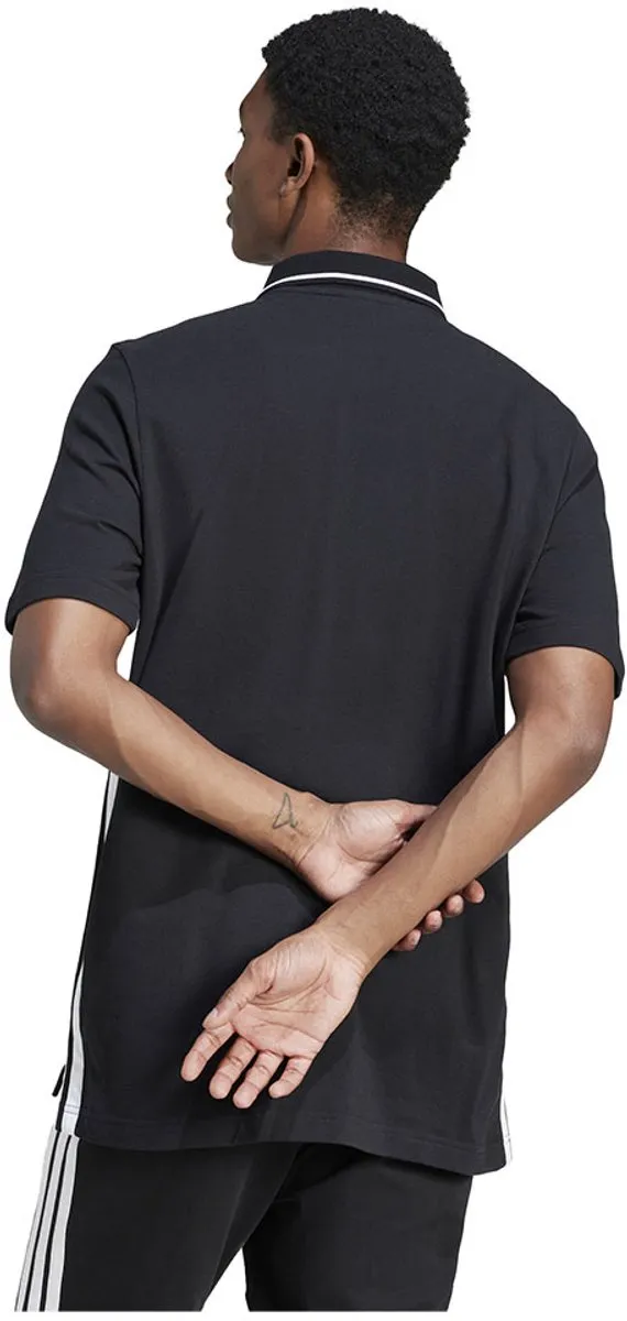 adidas Essentials 3-Stripes Poloshirt M - Zwart
