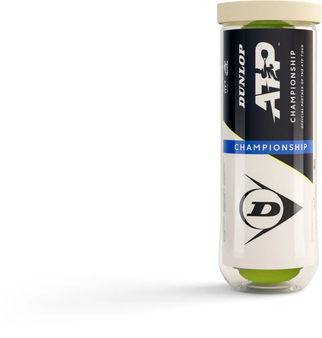 Dunlop ATP Championship Tennisballen - 3 Stuks - Geel