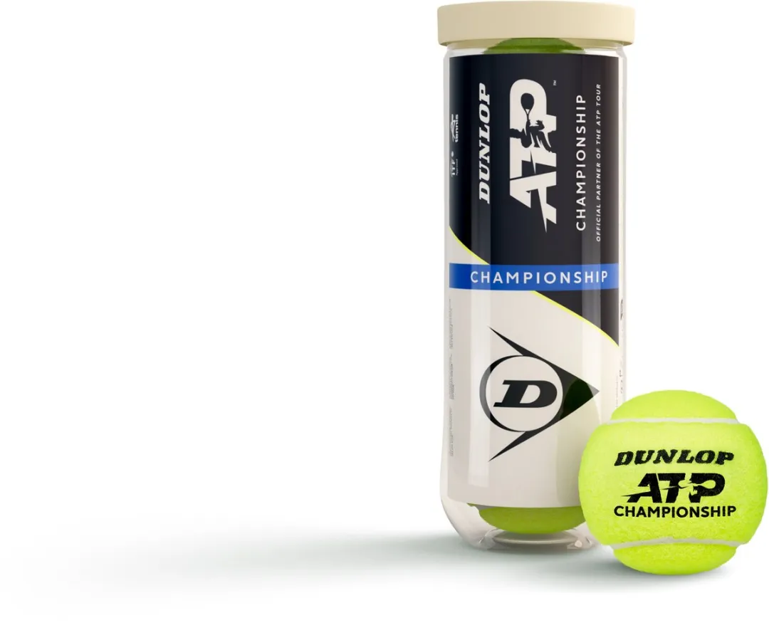 Dunlop ATP Championship Tennisballen - 3 Stuks - Geel
