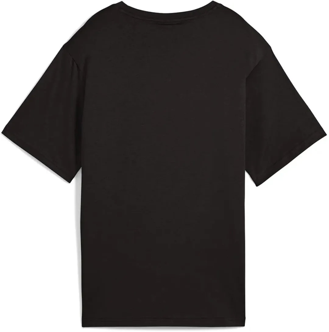PUMA Ess N1 Logo Relaxed T-shirt - Zwart S