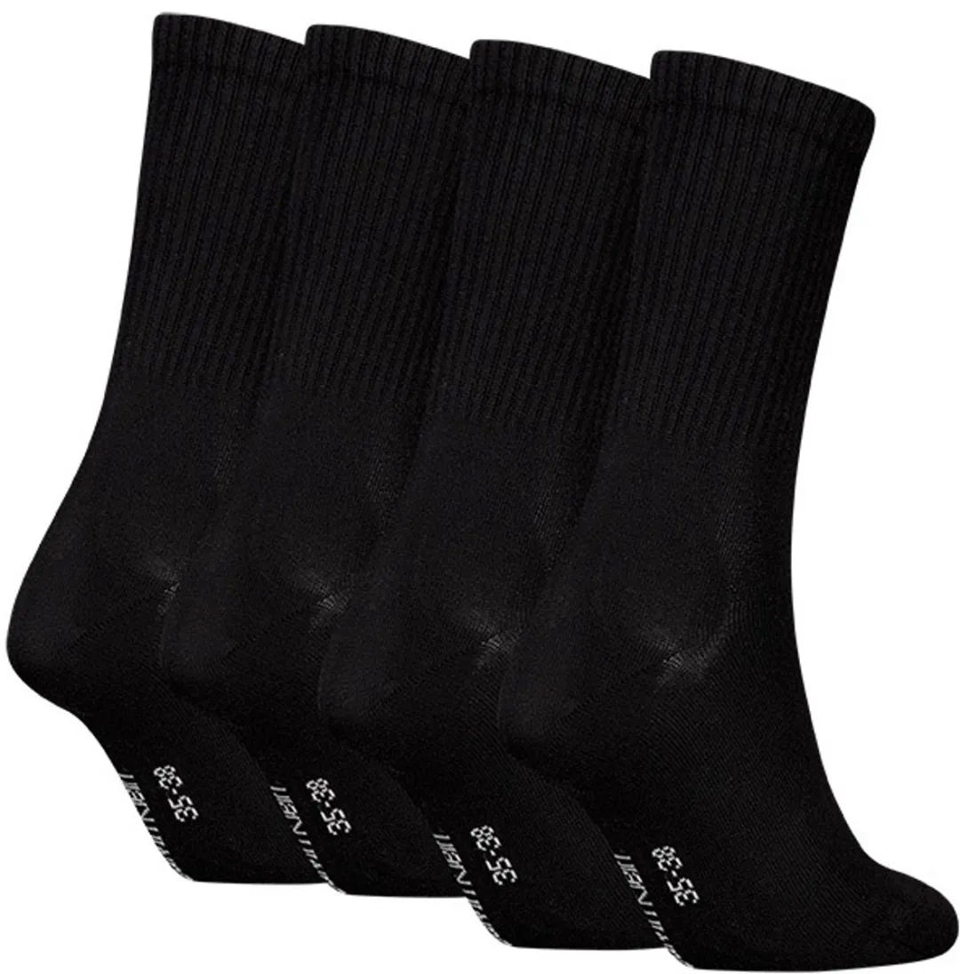 Calvin Klein Dames Sokken Monogram Logo - 4 Stuks