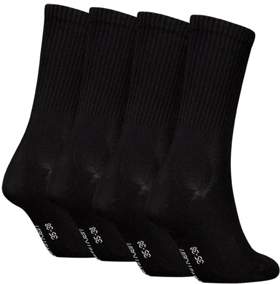 Calvin Klein Dames Sokken Monogram Logo - 4 Stuks