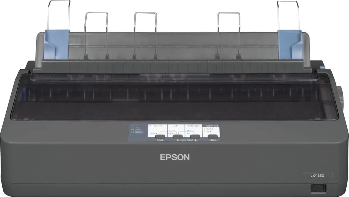 Epson LX-1350 Dot Matrix Printer - Zwart/Grijs