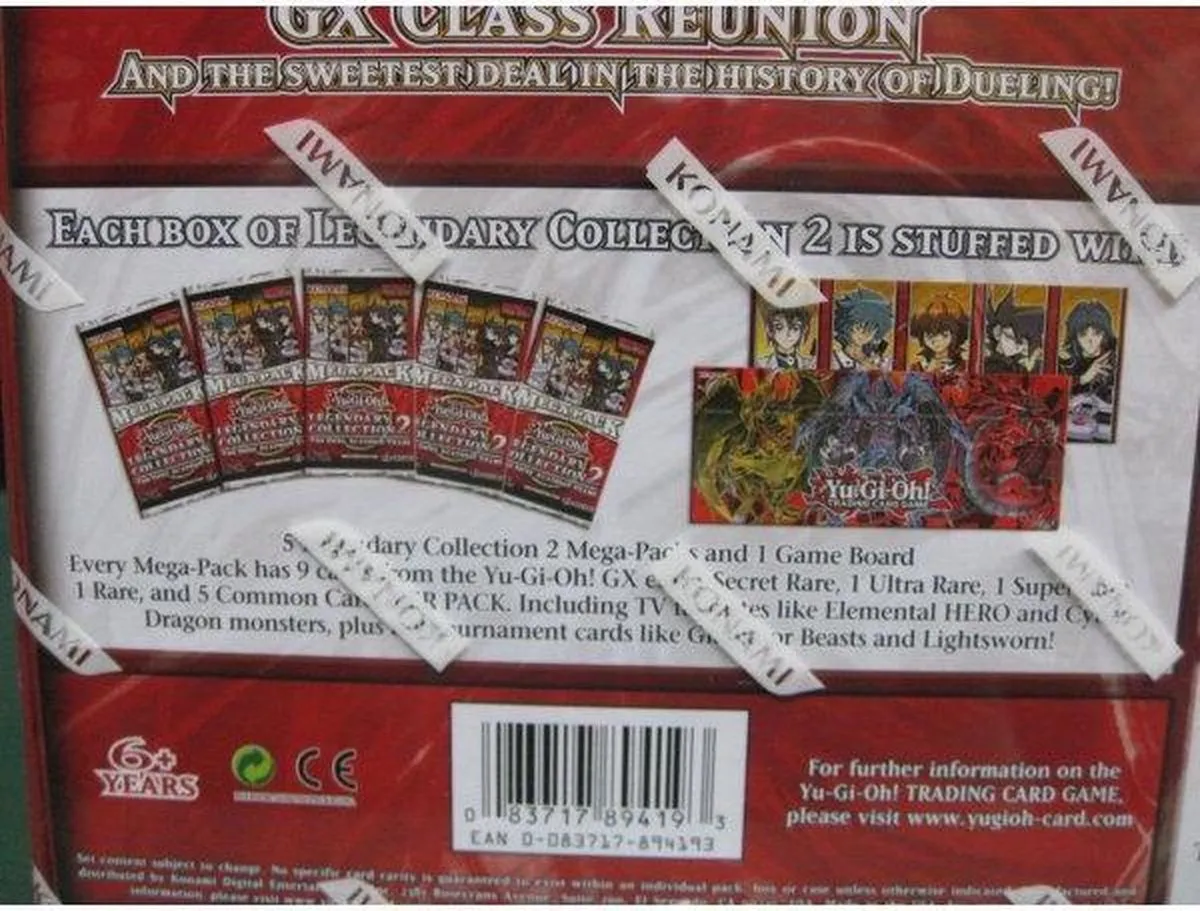 Konami YGO Legendary Collection 2 Gameboard Ed - 2 Spelers