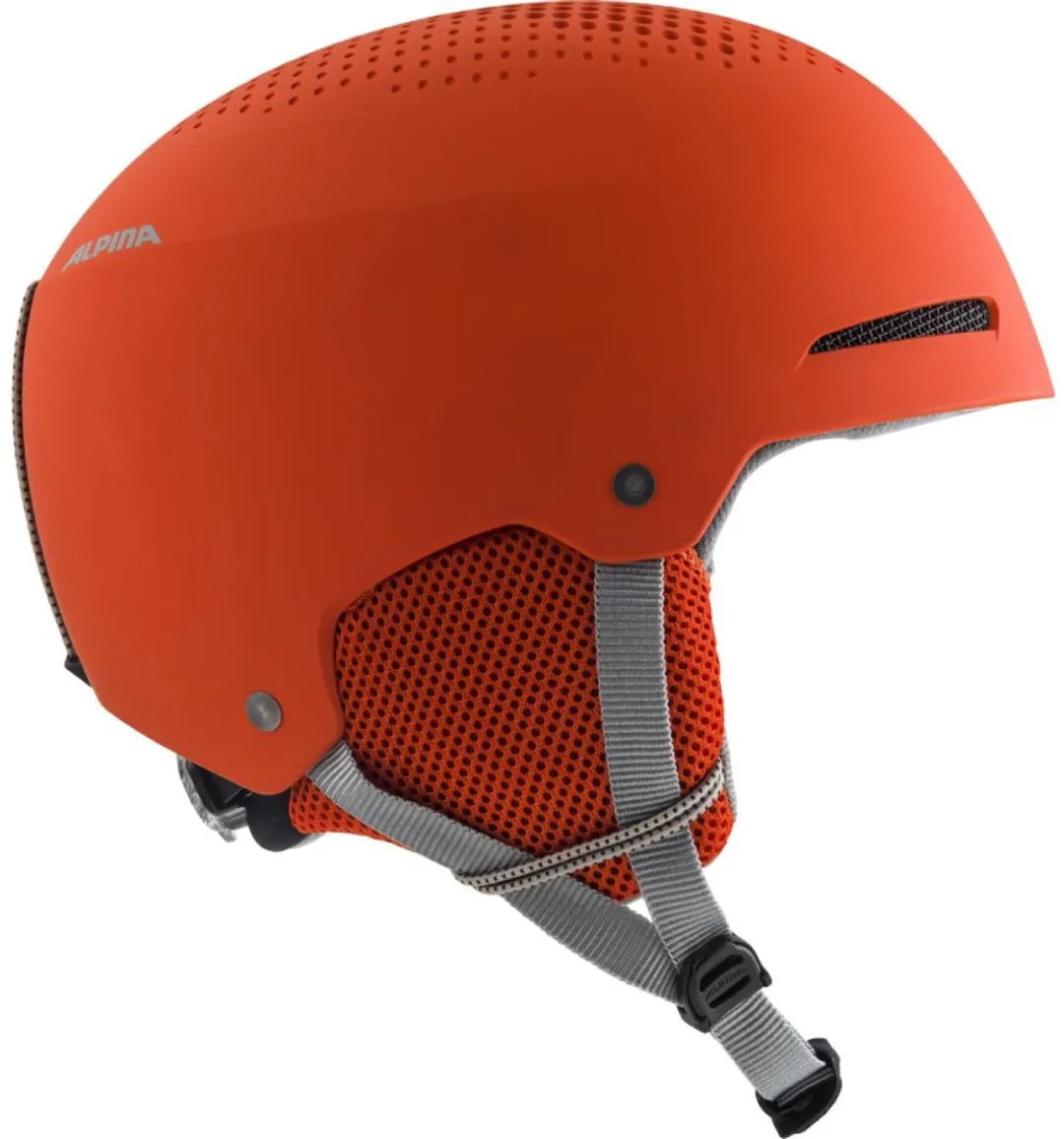 Alpina Zupo Junior Skihelm - Maat 48-52cm - Oranje