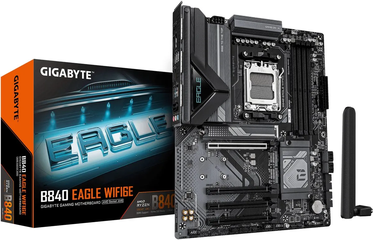 Gigabyte B840 EAGLE WF6E AM5 ATX Moederbord