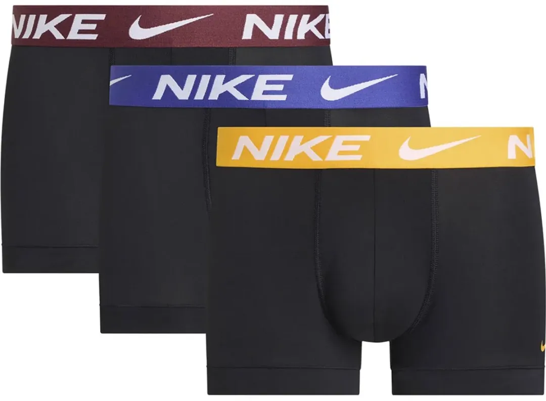 Nike Dri-FIT Es Trunk Boxers - 3 Stuks - Zwart/XL