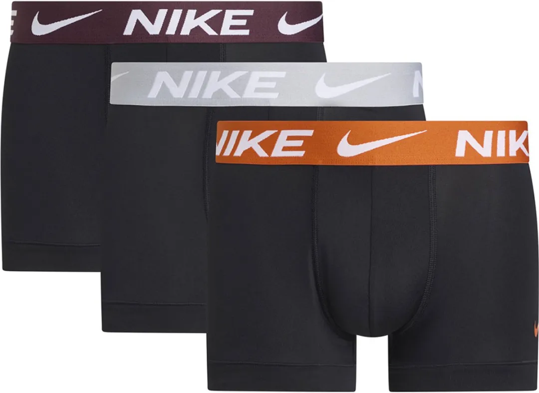 Nike Dri-FIT Es Trunk Boxers - 3 Stuks - Zwart/XL