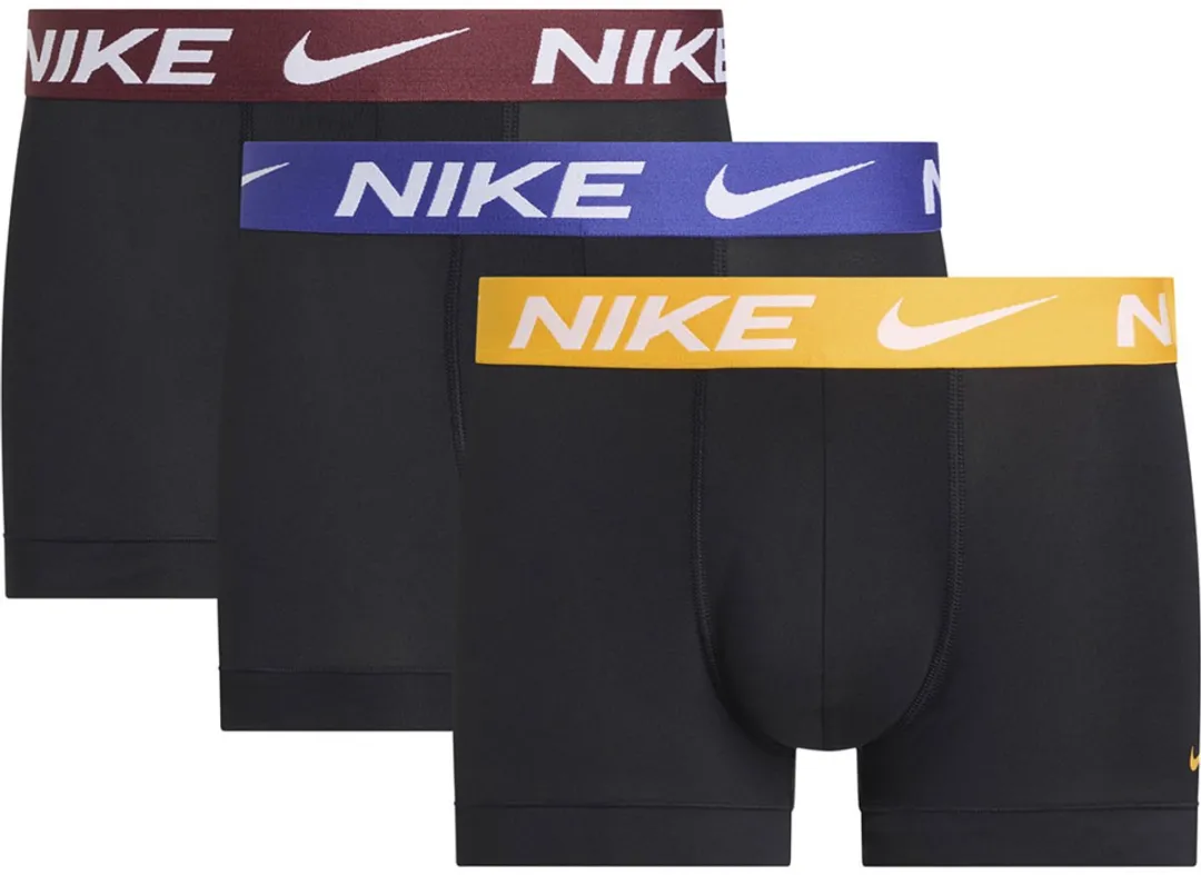 Nike Dri-FIT Es Trunk Boxers - 3 Stuks - Zwart/XL