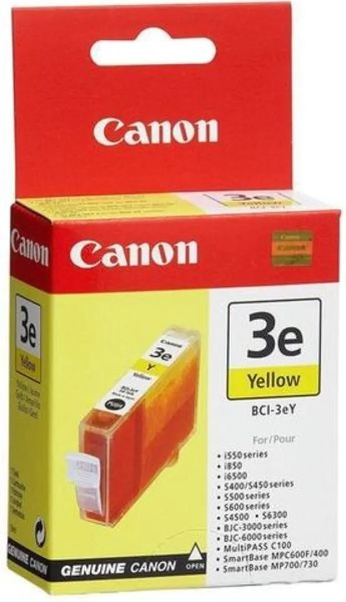 Canon BCI-3EY Inktcartridge Geel - 4ml