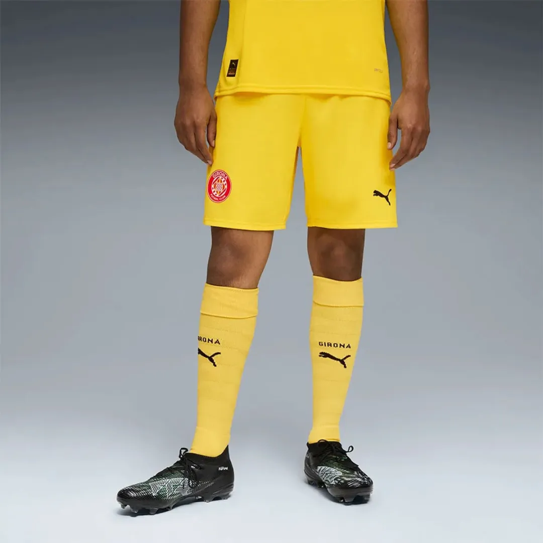 PUMA Girona FC 25/26 Replica Korte Broek - Geel