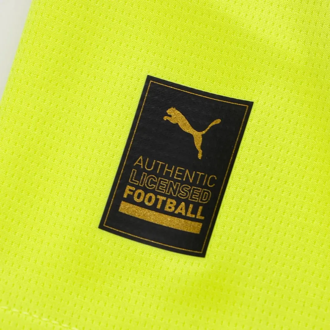 PUMA Manchester City Away Shirt - Maat 152 - Navy/Geel