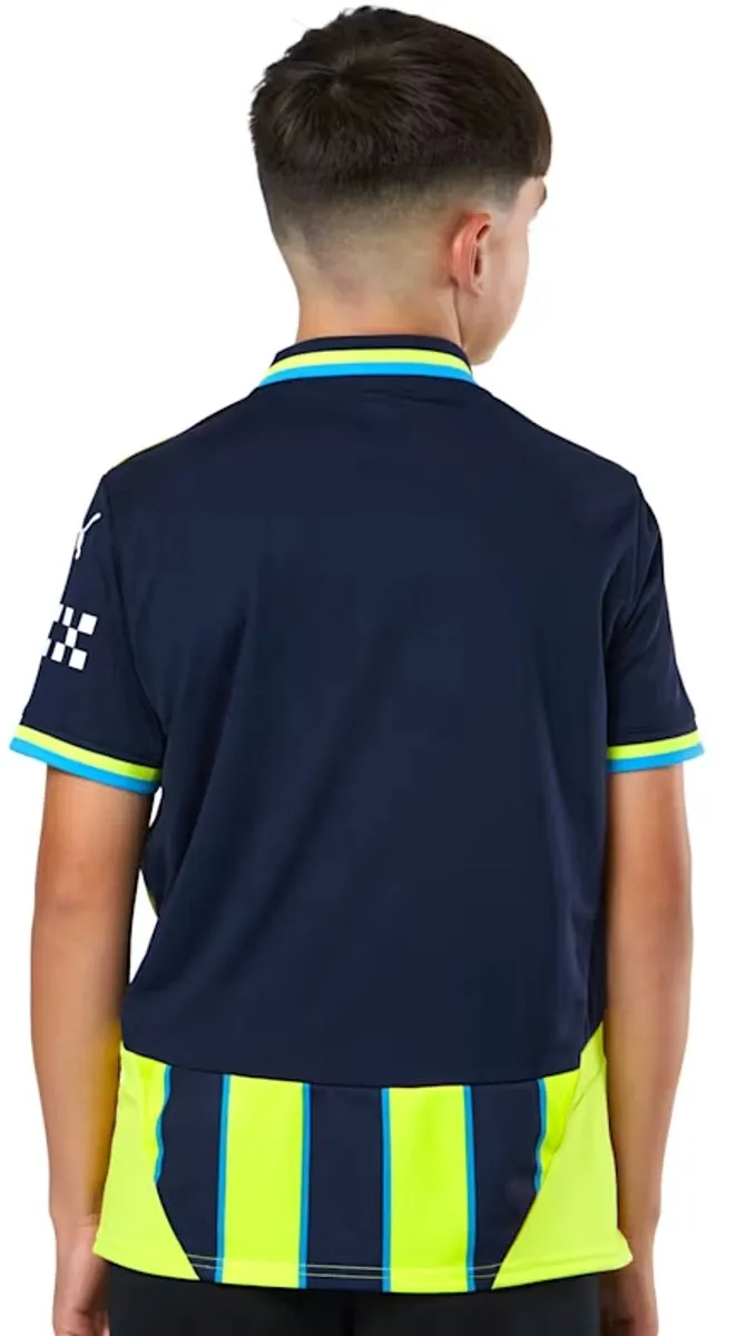PUMA Manchester City Away Shirt - Maat 152 - Navy/Geel