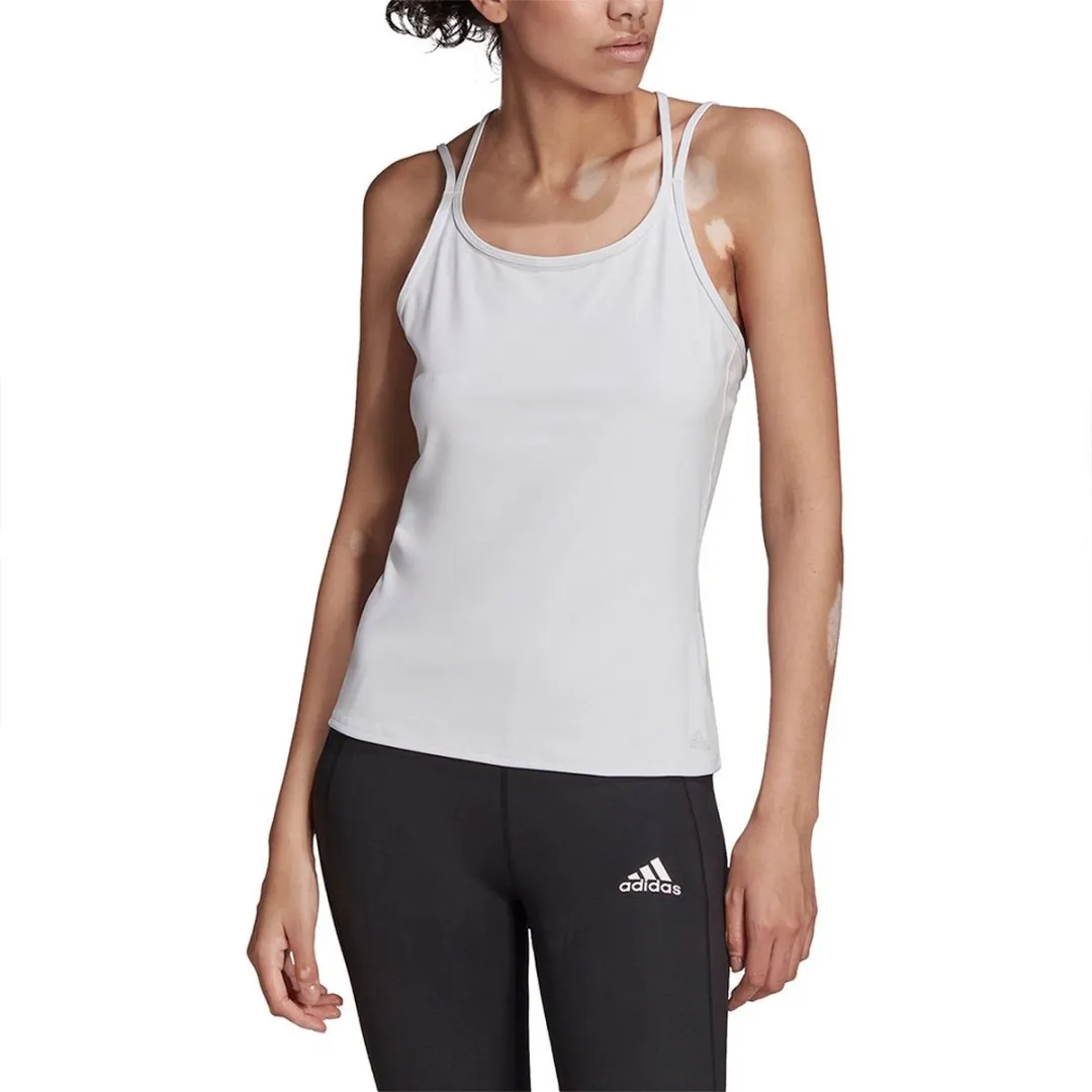 Adidas Slim Mouwloos T-shirt S - Dash Grey