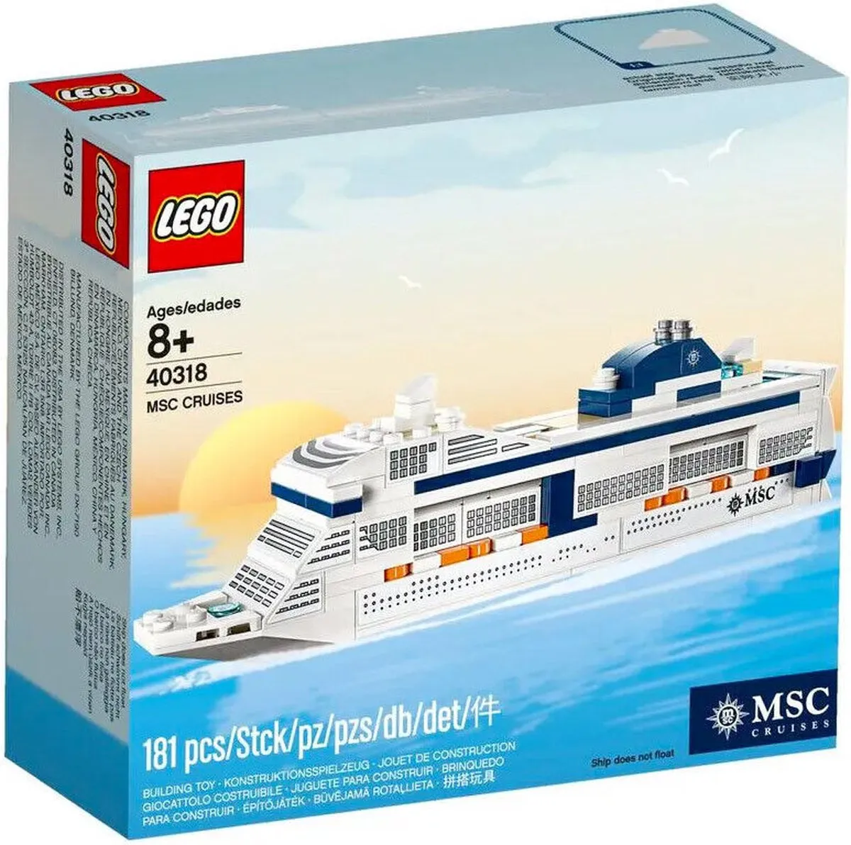 LEGO MSC Cruises 40318