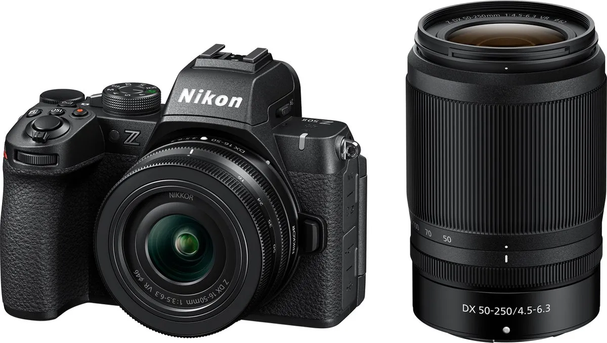 Nikon Z 50II - Systeemcamera + NIKKOR Z DX 16-50mm & NIKKOR Z DX 50-250mm lens