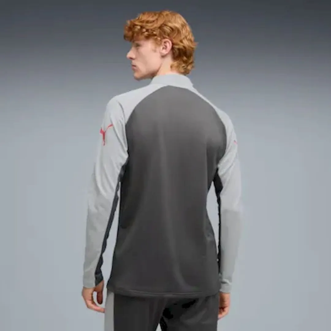 PUMA Individualliga 1/4 Zip Top Heren - Grijs
