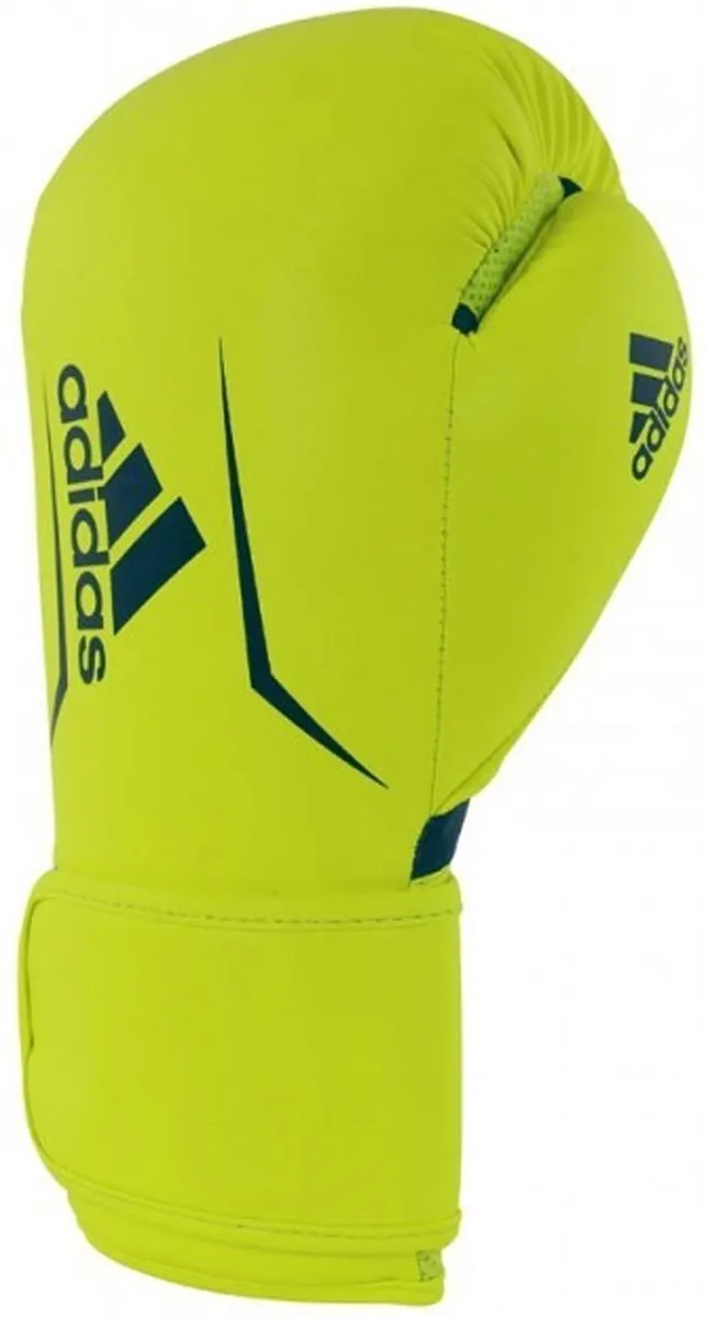 Adidas Speed 100 Bokshandschoenen 12 oz - Geel/Blauw - afbeelding 3 van 6