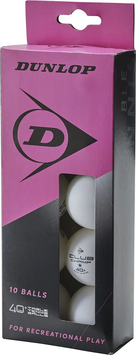 Dunlop 40+ Tafeltennisballen