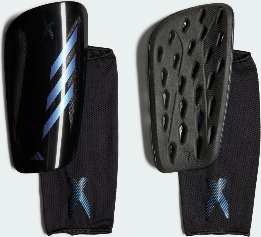 adidas X League Scheenbeschermers XL - Zwart/Blauw