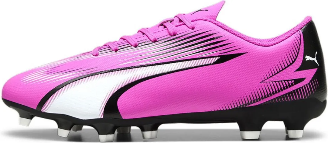 PUMA Ultra Play FG/AG Heren Sportschoenen - Poison Pink/Wit/Zwart - afbeelding 6 van 6