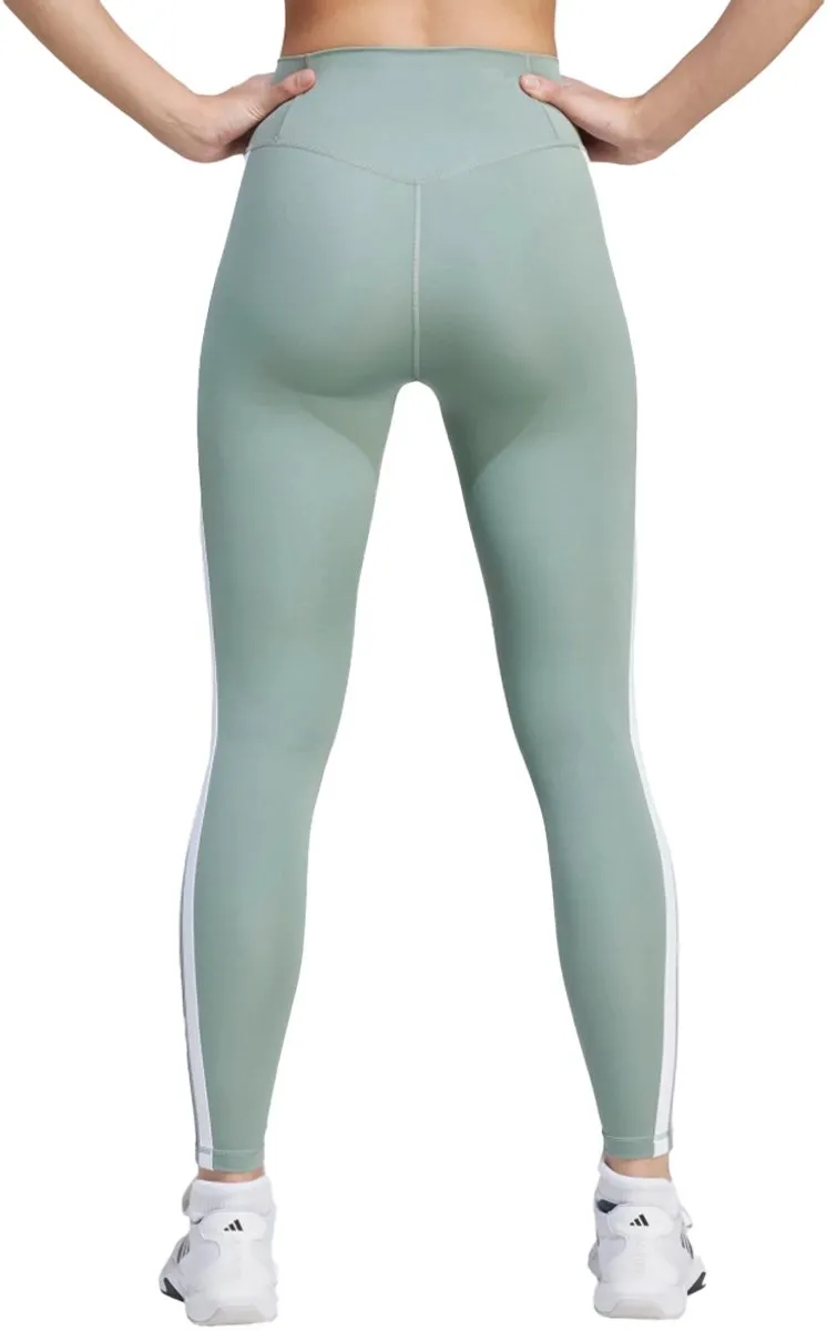 Adidas Opt Ess 3S L Trainingsbroek - XS - Groen