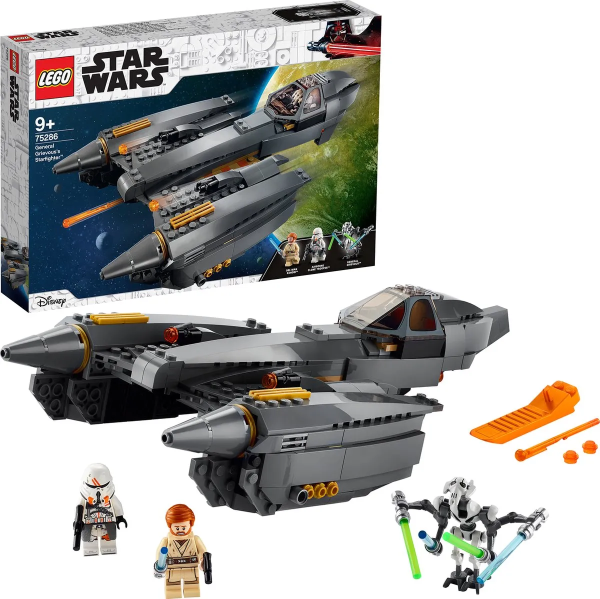 LEGO Star Wars General Grievous' Starfighter 75286 - 487 Stukken - afbeelding 2 van 6