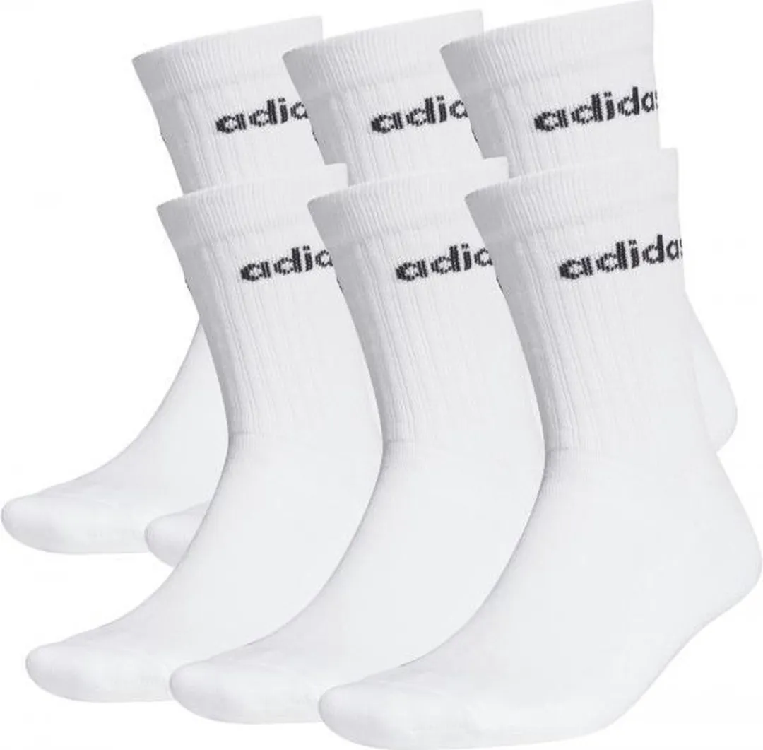 adidas Sokken Regular GE1379 - 3 Stuks - Wit/Zwart
