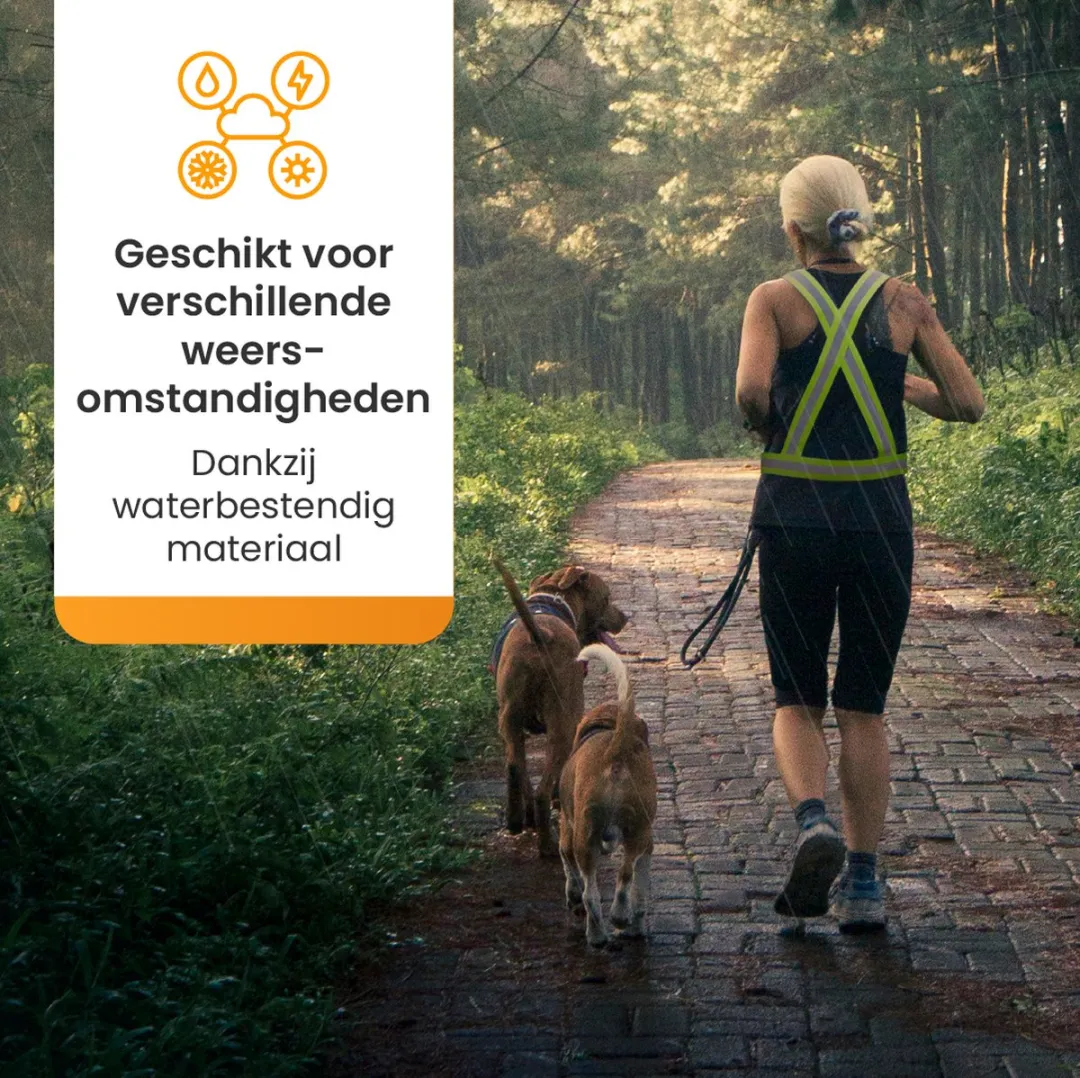 R2B Reflecterend Hardloopvest - Geel