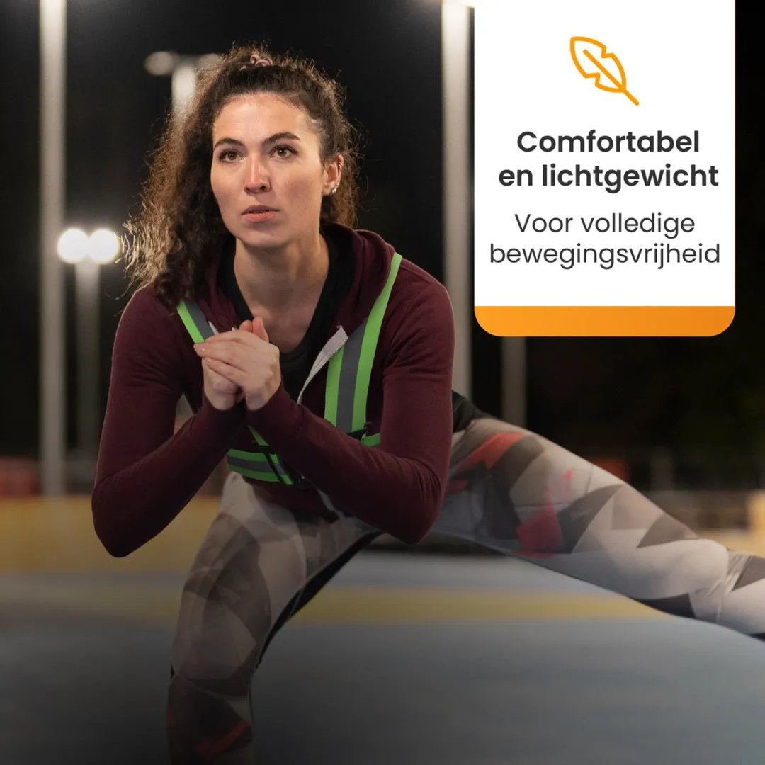 R2B Reflecterend Hardloopvest - Geel