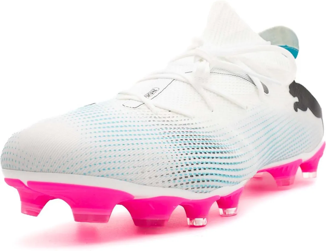PUMA Future 7 Match FG/AG Heren Sportschoenen 44 - Wit/Zwart/Poison Pink