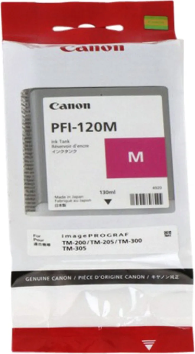 Canon PFI-120 Magenta Inktcartridge - 130ml