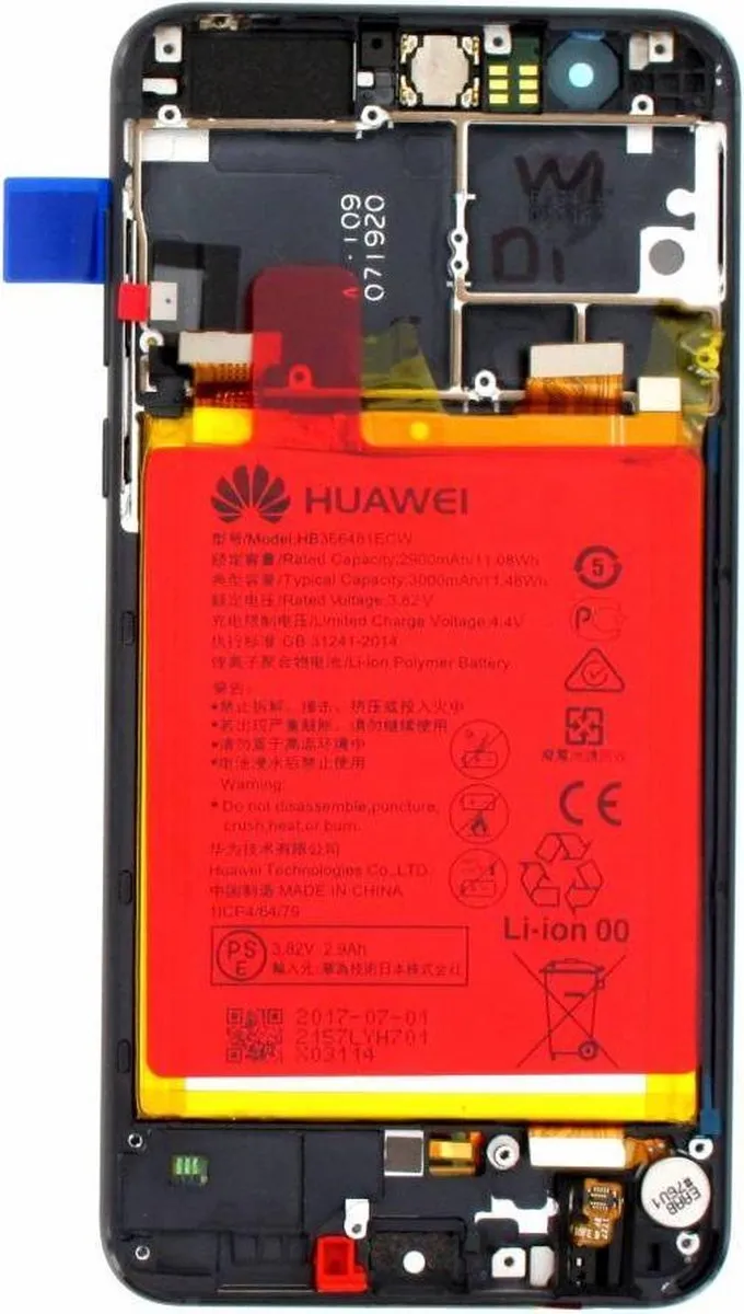 Huawei Honor 8 FRD-L19 LCD Display - Zwart