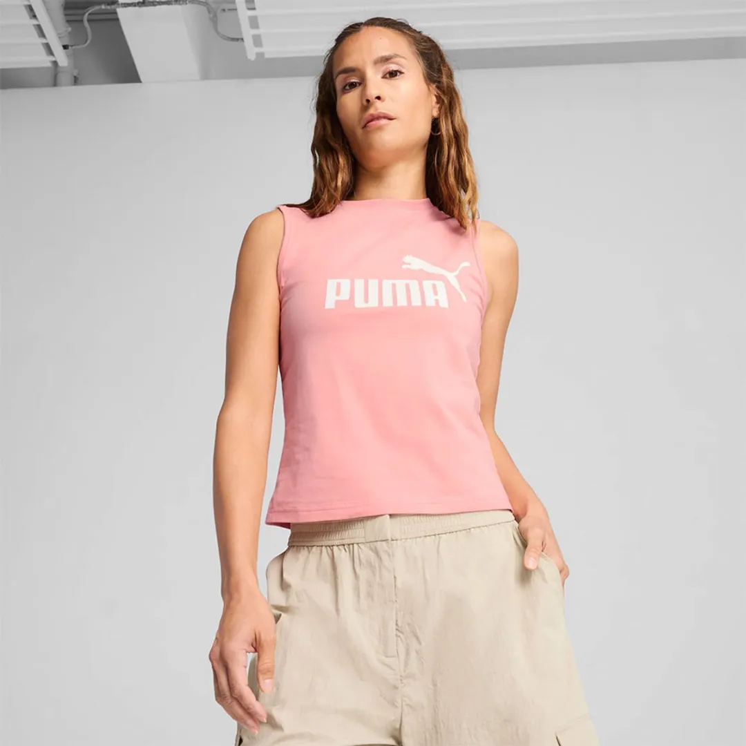 PUMA Ess No. 1 Logo Tanktop - Roze XS