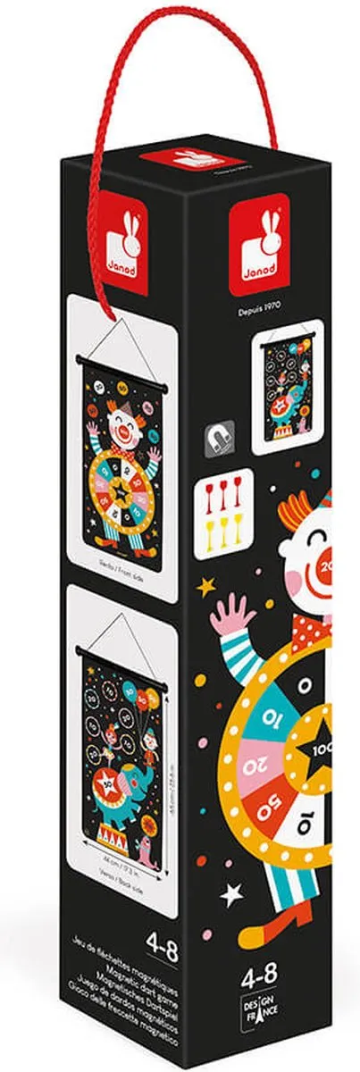 Janod Circus Dartspel 2074 - Magnetisch - 16.25cm