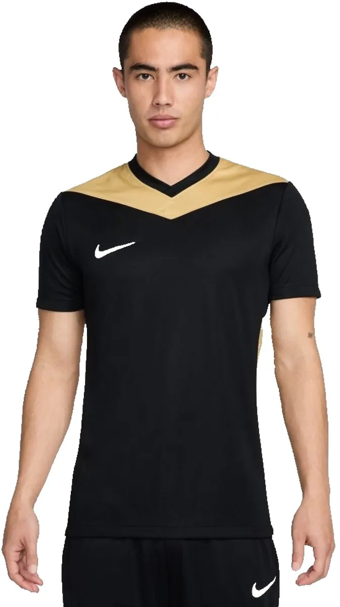 Nike Dri-FIT Park Derby IV Sportshirt L - Zwart/Goud