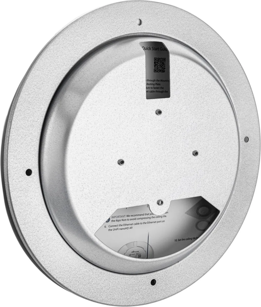 Ubiquiti UniFi nanoHD nanoHD-RCM-3 Plafondmontagekit - 3 Stuks - Wit