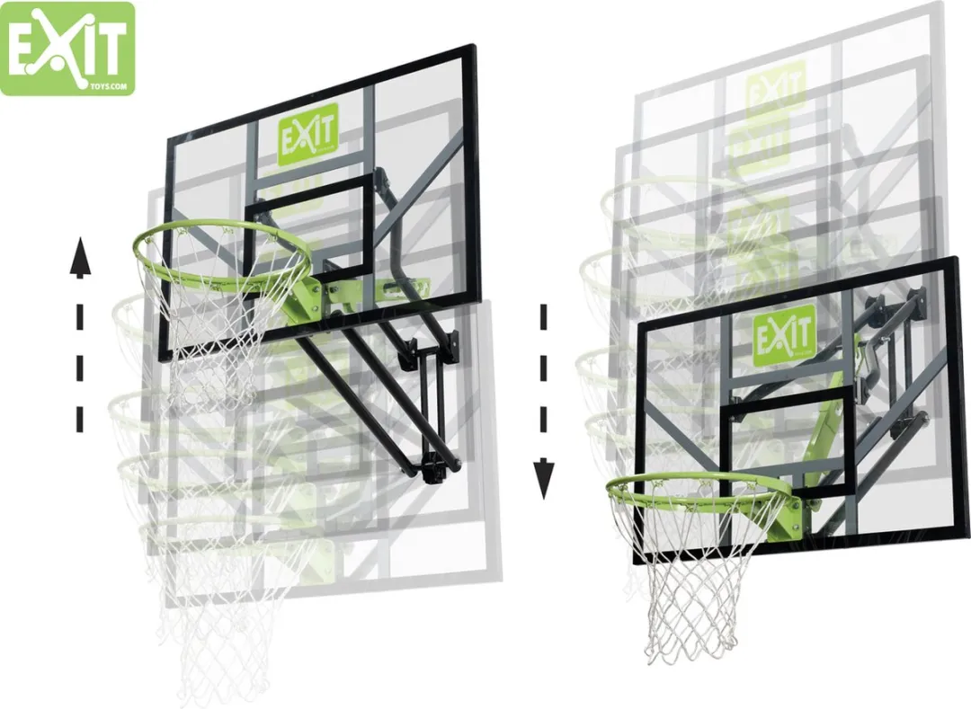 EXIT Galaxy Basketbalbord Groen/Zwart - 46.01.10.00