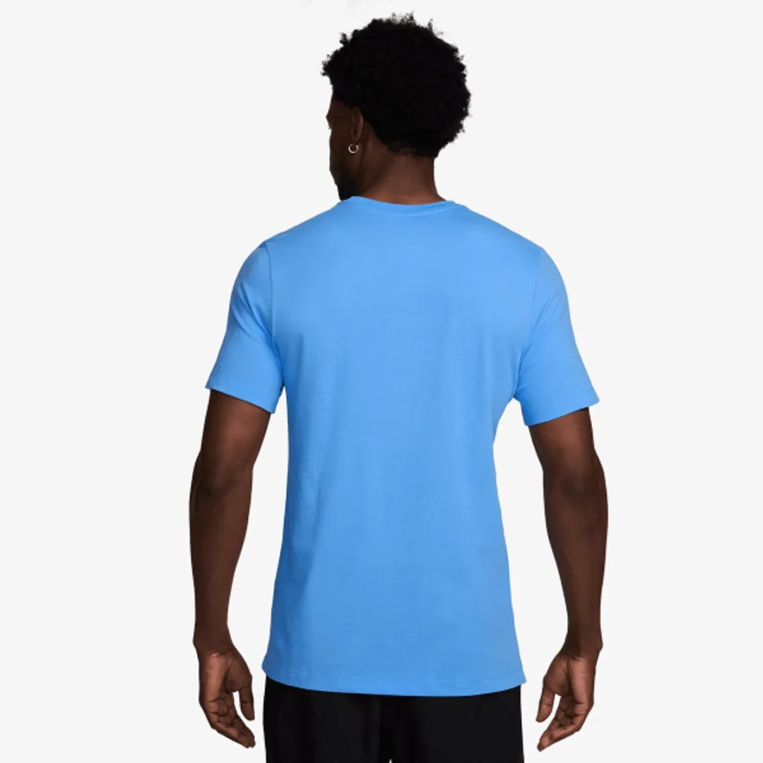 Nike Dri-FIT Trail Logo Shirt S - Blauw