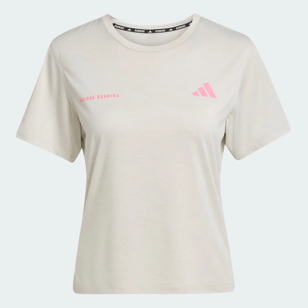 adidas Performance Own The Run Melange T-shirt XS - Grijs