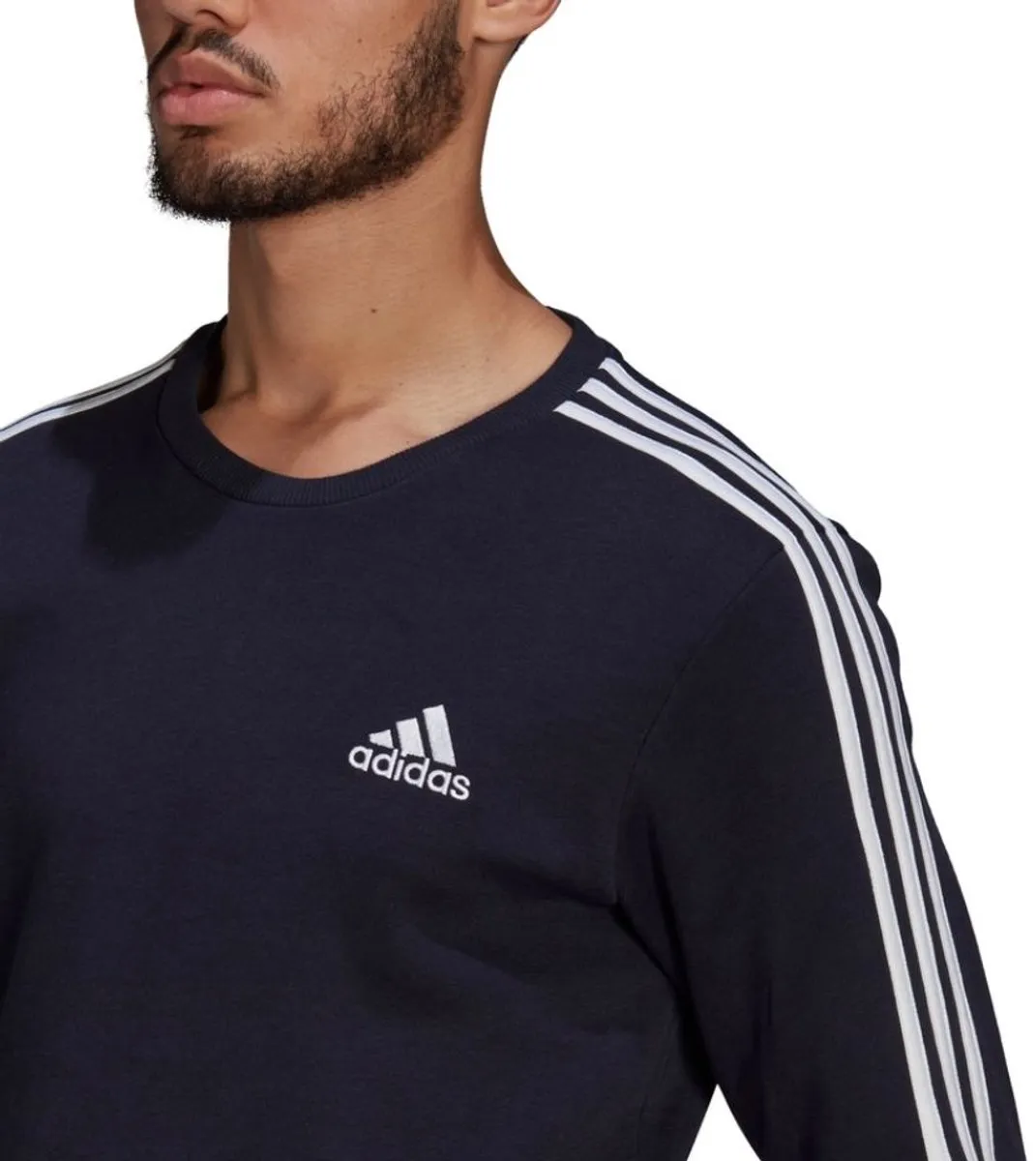 adidas Essentials Sweatshirt Heren - Donkerblauw XXL