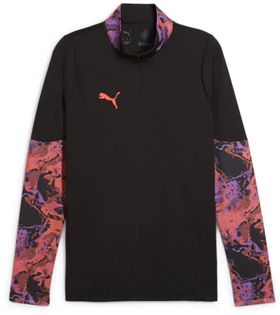 PUMA Individualcup Sweatshirt Halve Rits M - Zwart