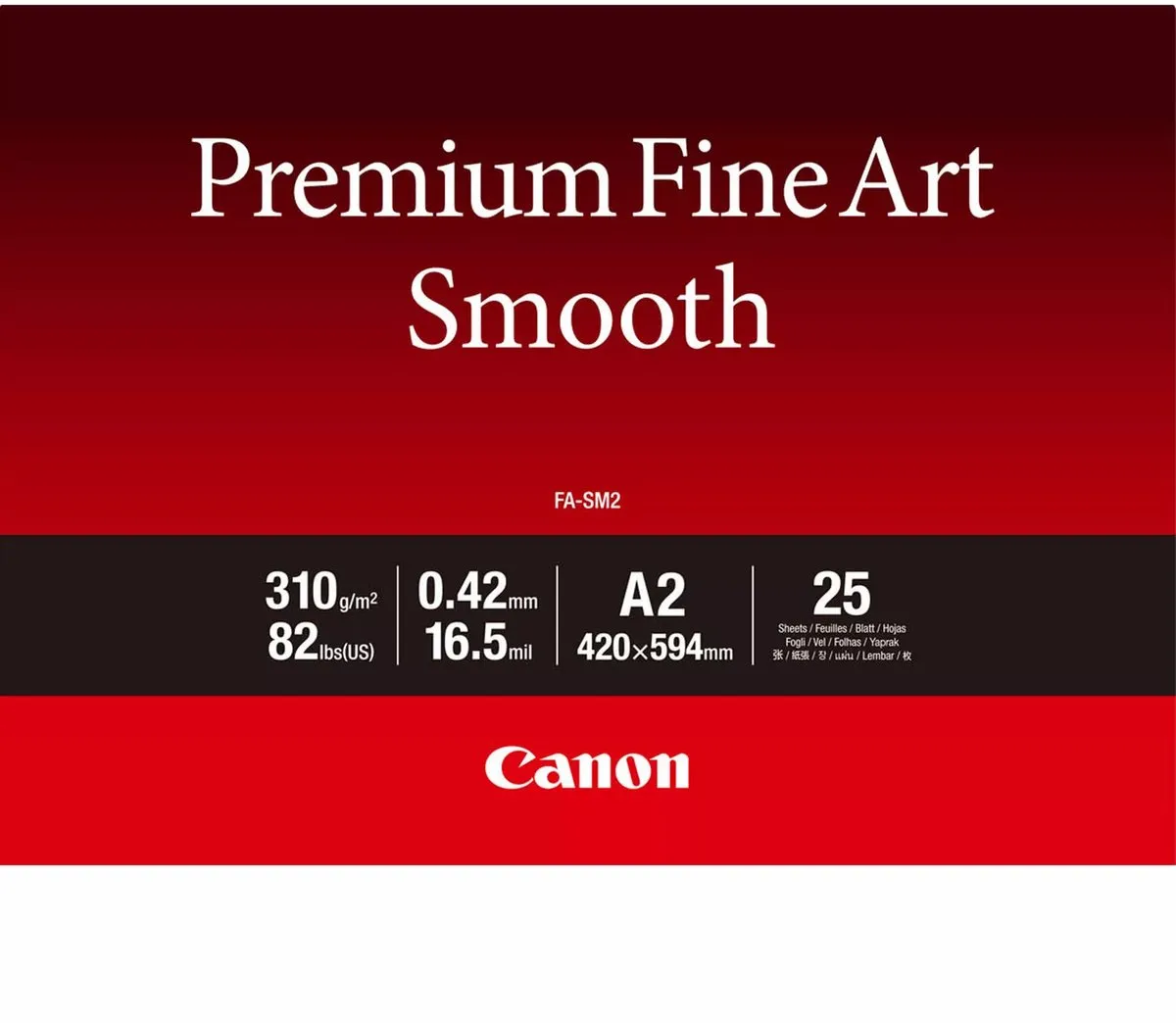 Canon FA-SM2 Fotopapier A2 Wit Glad