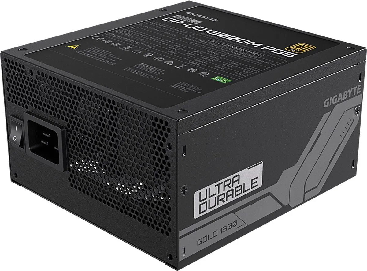 Gigabyte UD1300GM PG5 Voeding 1300W - ATX - Zwart