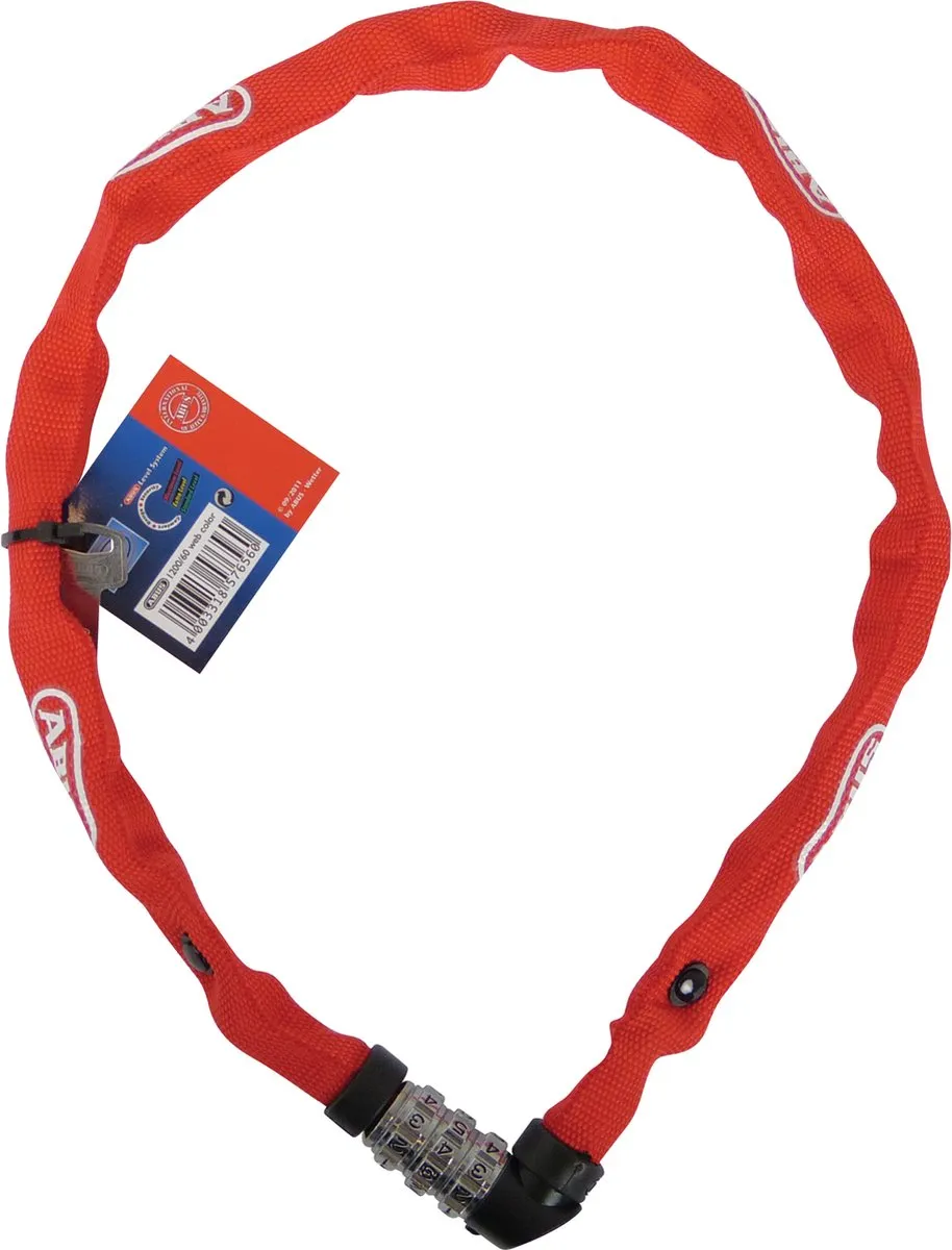 ABUS 1200 Web Kettingslot 60cm - Lichtgroen