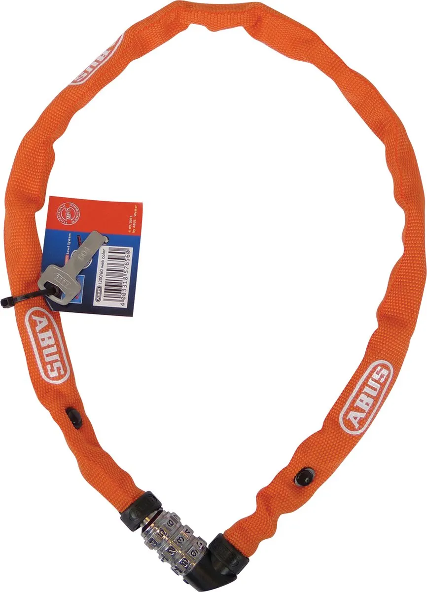 ABUS 1200 Web Kettingslot 60cm - Lichtgroen